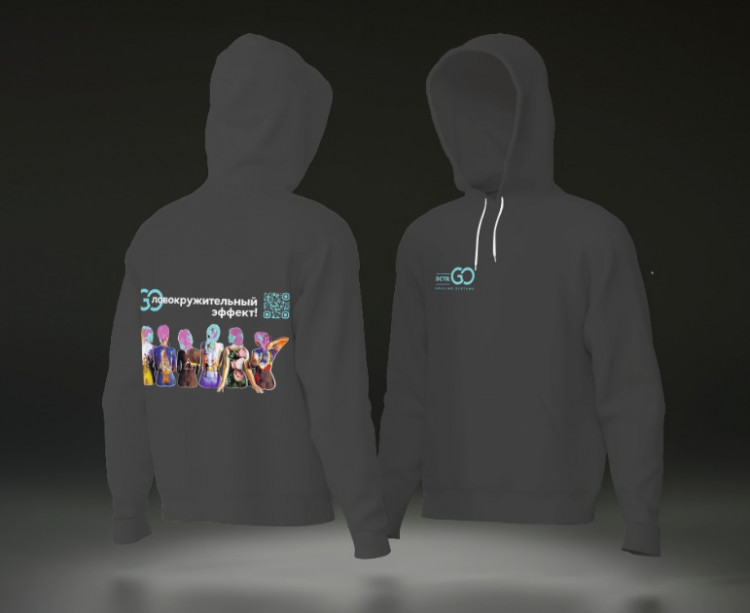 Худи с логотипом Dctr.Go в Ярославле