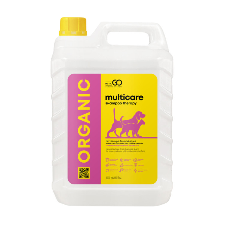 Dctr.Go Шампунь-бальзам для животных  Sнampoo Therapy "Мультиуход" 5000 мл в Ярославле