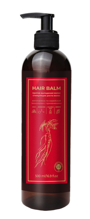 Бальзам для волос с корейским женьшенем и золотом 500 мл в Ярославле