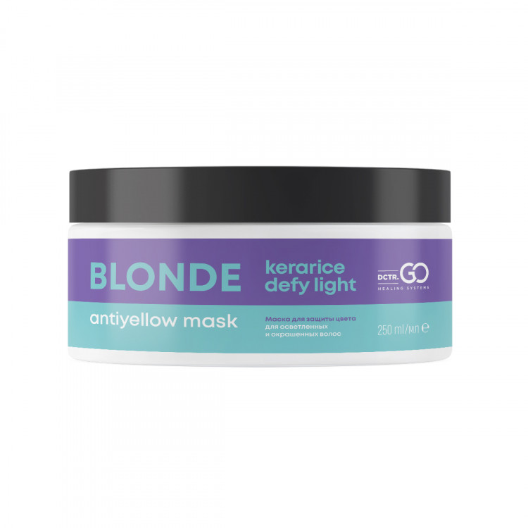 Блонд маска для защиты цвета Kerarice Defy Lidht Dctr.Go 250мл в Ярославле